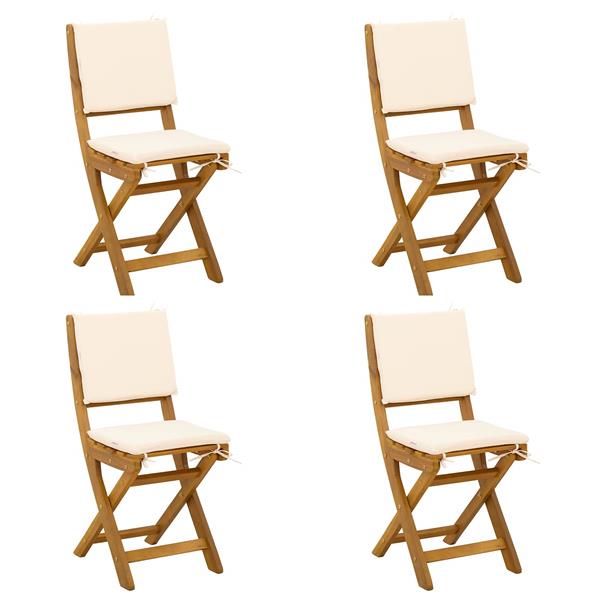 Grote foto vidaxl bistrostoelen voor buiten 4 pcs cr mewit 38 x 46 x 85 cm tuin en terras tuinmeubelen