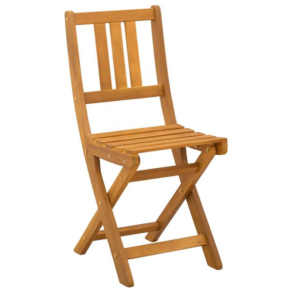 Grote foto vidaxl bistrostoelen voor buiten 4 pcs naturel 40 x 42 x 85 cm tuin en terras tuinmeubelen