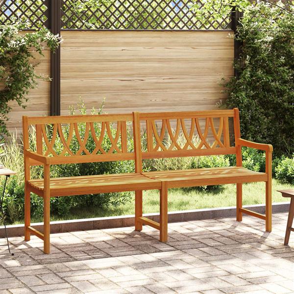 Grote foto vidaxl tuinbank naturel 180 x 55 5 x 90 cm massief acaciahout tuin en terras tuinmeubelen