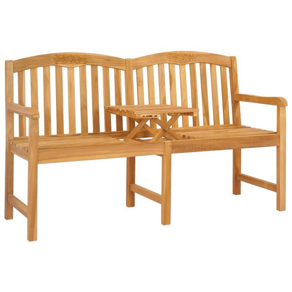 Grote foto vidaxl handgemaakte rozenbank naturel 150 5 x 60 x 95 cm tuin en terras tuinmeubelen