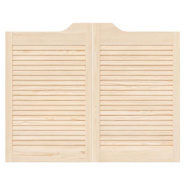 Grote foto vidaxl schuifdeuren 2 pcs naturel massief grenenhout doe het zelf en verbouw deuren en horren