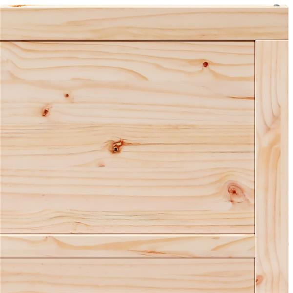 Grote foto vidaxl schuifdeur naturel 100 x 2 5 x 208 cm massief grenenhout doe het zelf en verbouw deuren en horren