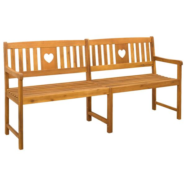 Grote foto vidaxl tuinbank naturel 180 x 55 5 x 90 cm massief acaciahout tuin en terras tuinmeubelen