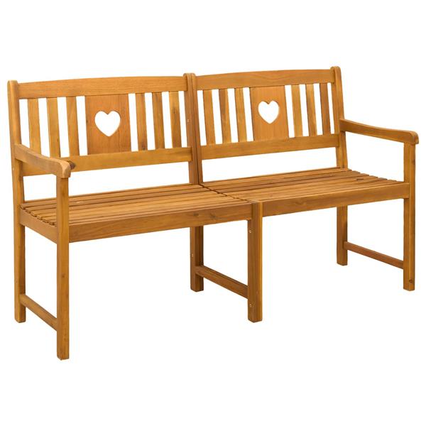 Grote foto vidaxl tuinbank naturel 150 x 55 5 x 90 cm massief acaciahout tuin en terras tuinmeubelen