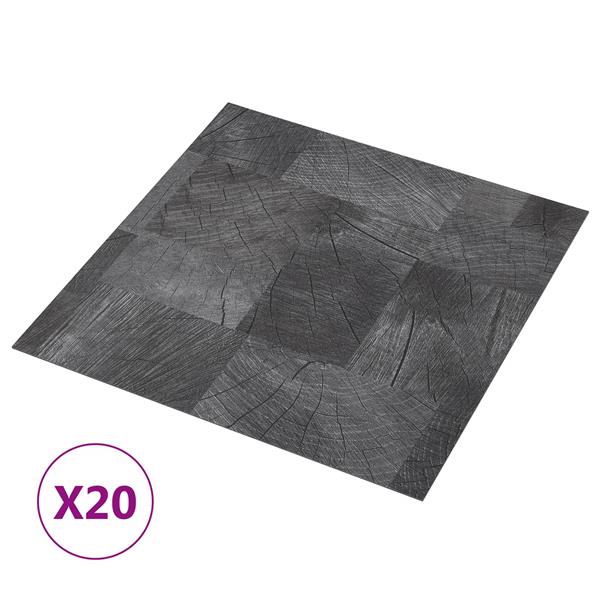 Grote foto vidaxl zelfklevende vloerplanken 30 5 x 30 5 cm 20 pcs pvc doe het zelf en verbouw tegels