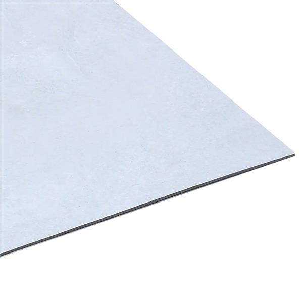 Grote foto vidaxl zelfklevende vloerplanken 30 5 x 30 5 cm 20 pcs pvc wit marmer doe het zelf en verbouw tegels