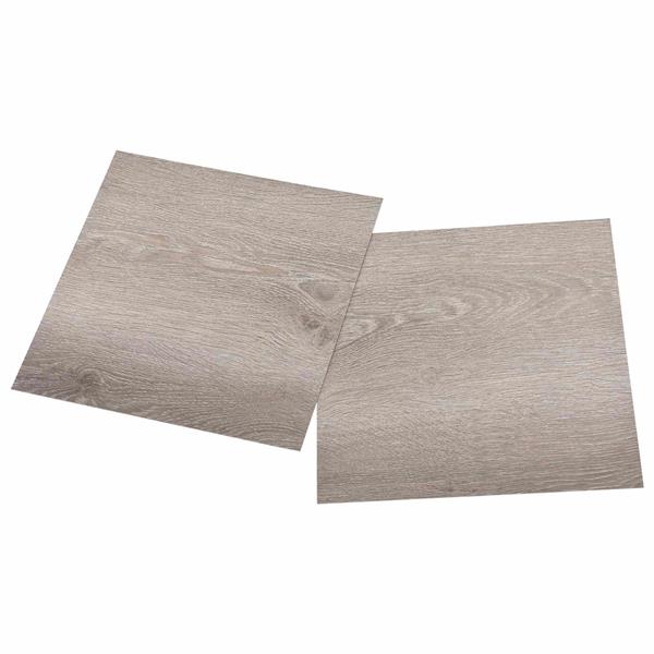 Grote foto vidaxl zelfklevende vloerplanken 30 5 x 30 5 cm 20 pcs pvc taupe doe het zelf en verbouw tegels