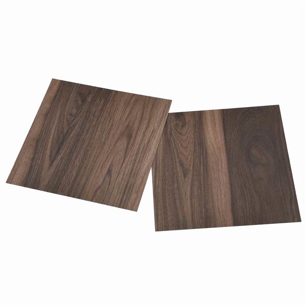 Grote foto vidaxl zelfklevende vloerplanken 30 5 x 30 5 cm 20 pcs pvc donkerbruin doe het zelf en verbouw tegels