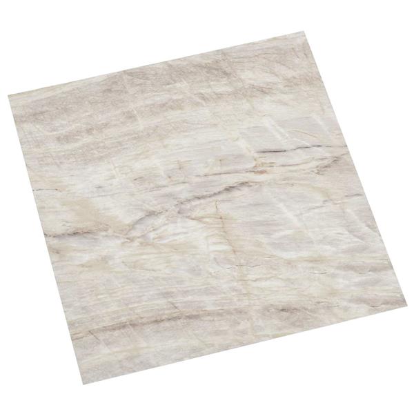Grote foto vidaxl zelfklevende vloerplanken 30 5 x 30 5 cm 20 pcs pvc beige doe het zelf en verbouw tegels