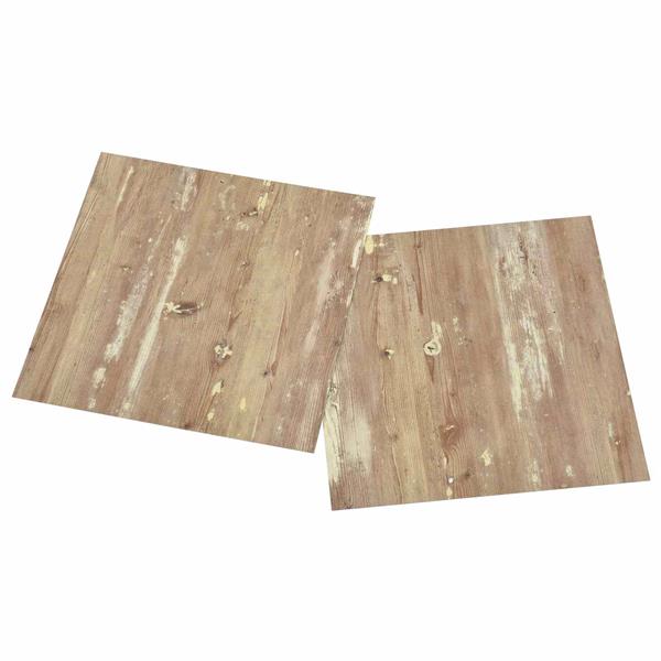 Grote foto vidaxl zelfklevende vloerplanken bruin en wit 30 5 x 30 5 cm 20 st pvc doe het zelf en verbouw tegels