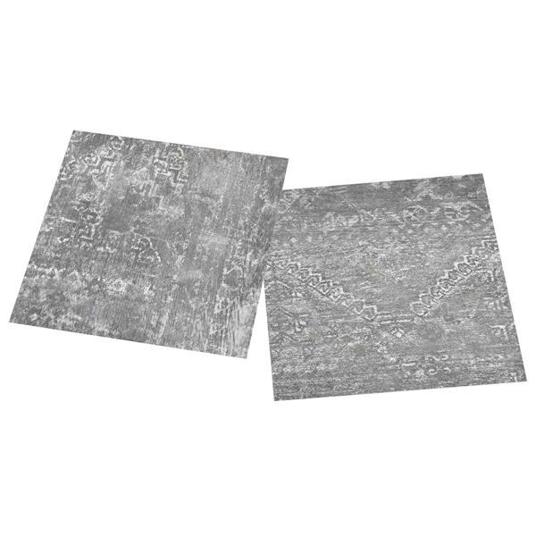 Grote foto vidaxl zelfklevende vloerplanken 30 5 x 30 5 cm 20 pcs pvc betongrijs doe het zelf en verbouw tegels