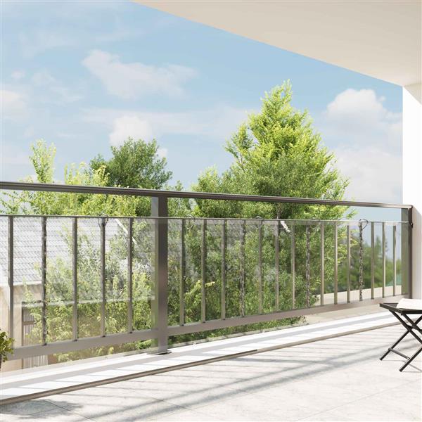 Grote foto vidaxl zeildoek 350 gsm doorzichtig 10 x 1 5 m pvc doe het zelf en verbouw materialen en producten
