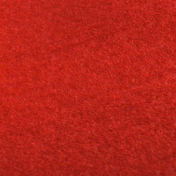 Grote foto vidaxl tapijt rood 1 x 10 m polyester tuin en terras overige tuin en terras