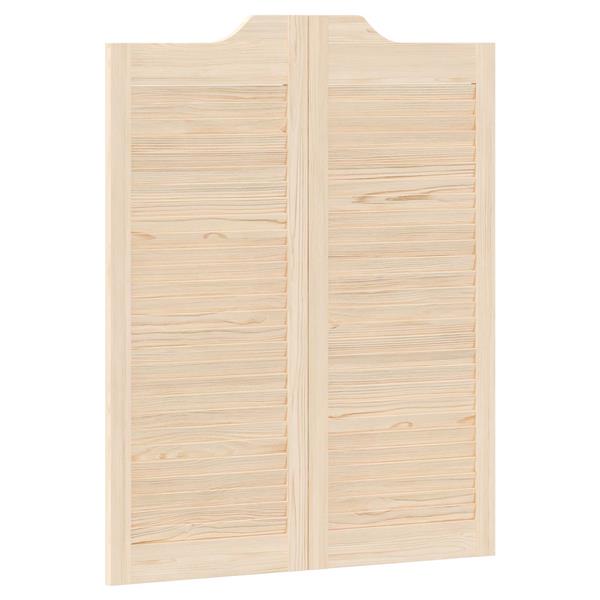 Grote foto vidaxl schuifdeuren naturel 100 x 40 cm massief grenenhout doe het zelf en verbouw deuren en horren
