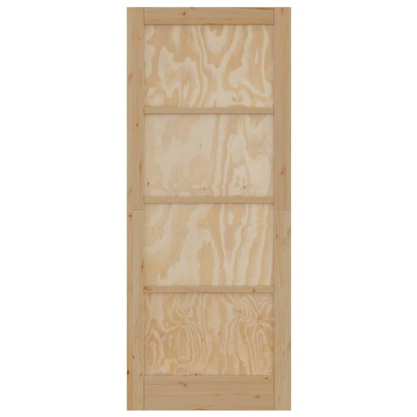 Grote foto vidaxl binnendeur naturel 86 x 211 cm multiplex doe het zelf en verbouw deuren en horren