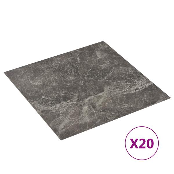 Grote foto vidaxl zelfklevende vloerplanken 30 5 x 30 5 cm 20 pcs pvc multikleur doe het zelf en verbouw tegels