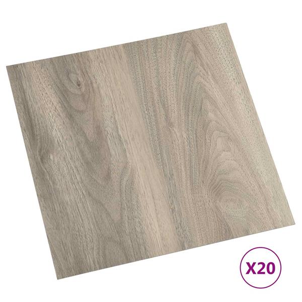 Grote foto vidaxl zelfklevende vloerplanken 30 5 x 30 5 cm 20 pcs pvc doe het zelf en verbouw tegels