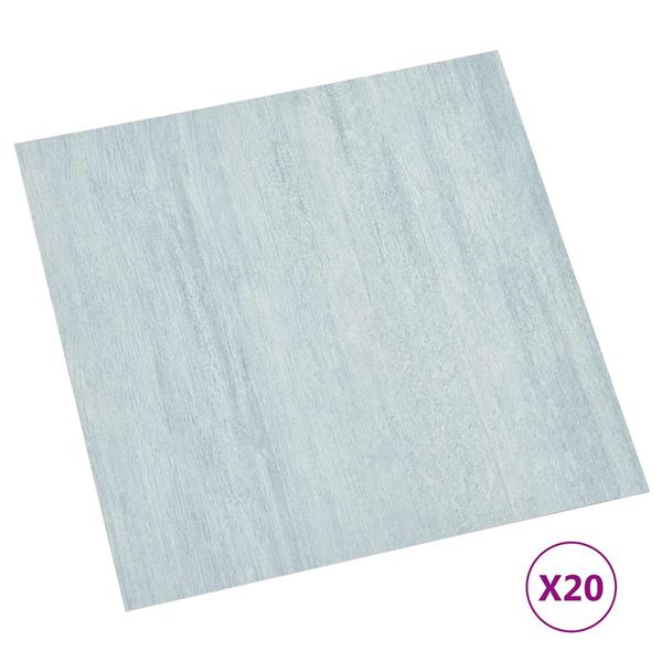 Grote foto vidaxl zelfklevende vloerplanken 30 5 x 30 5 cm 20 pcs pvc groen doe het zelf en verbouw tegels