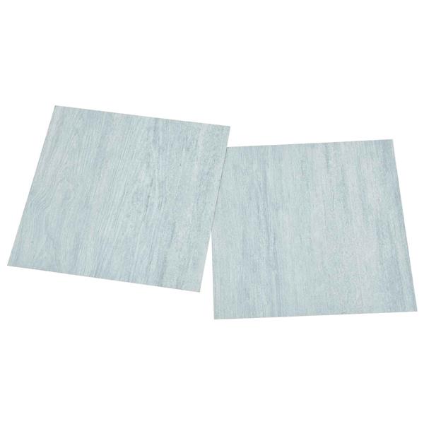 Grote foto vidaxl zelfklevende vloerplanken 30 5 x 30 5 cm 20 pcs pvc groen doe het zelf en verbouw tegels