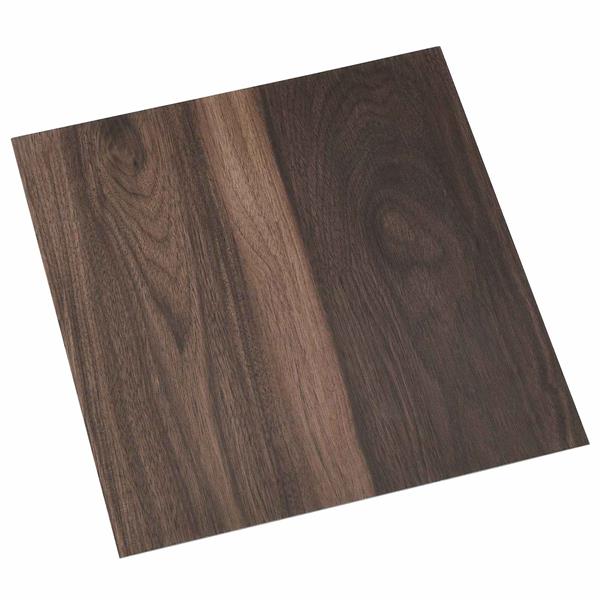 Grote foto vidaxl zelfklevende vloerplanken 30 5 x 30 5 cm 20 pcs pvc donkerbruin doe het zelf en verbouw tegels