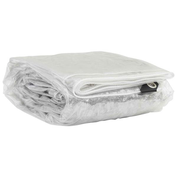 Grote foto vidaxl zeildoek 350 gsm doorzichtig 7 x 4 m pvc doe het zelf en verbouw materialen en producten