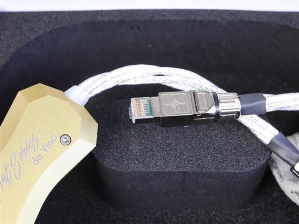 Grote foto crystal cable art series da vinci network high end audio ethernet cable 1 0 metre new 30 off audio tv en foto onderdelen en accessoires