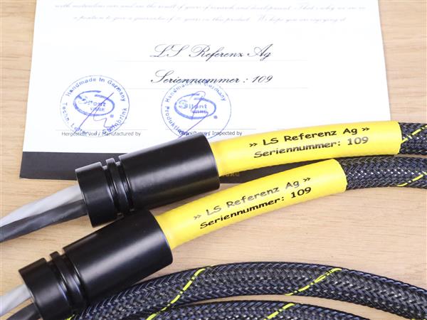 Grote foto silent wire ls referenz ag high end silver audio speaker cables 2 0 metre audio tv en foto onderdelen en accessoires