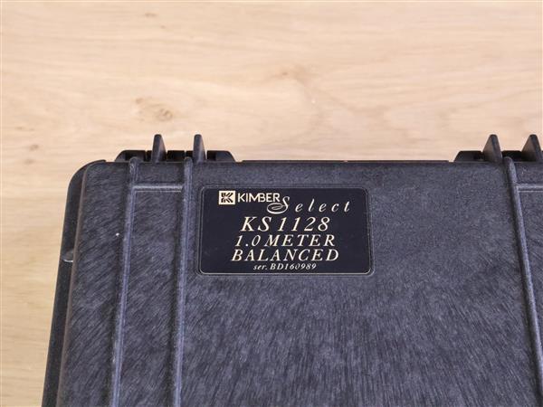 Grote foto kimber kable select ks 1128 high end audio interconnects xlr 1 0 metre audio tv en foto onderdelen en accessoires