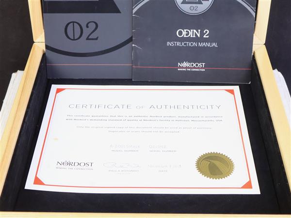 Grote foto nordost odin 2 supreme reference high end audio interconnects xlr 1 5 metre audio tv en foto onderdelen en accessoires