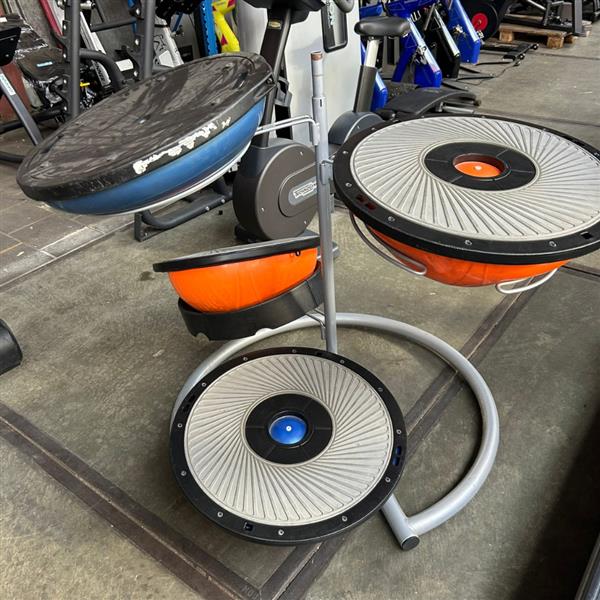 Grote foto balance ball rek met 4 balance balls sport en fitness fitness