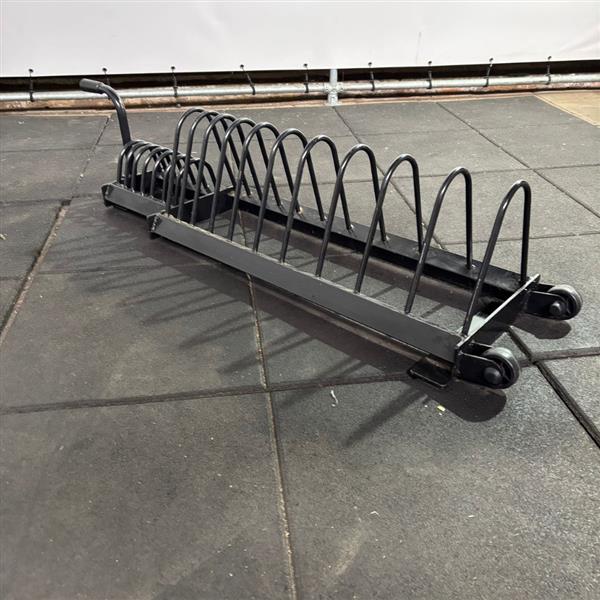 Grote foto metalen schijvenrek sport en fitness fitness