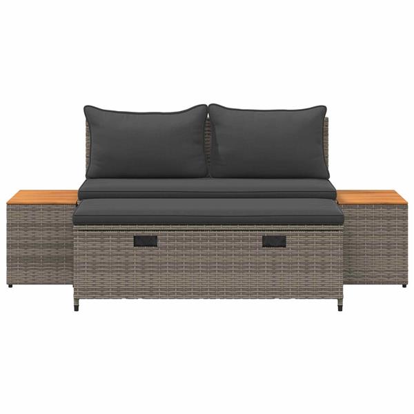 Grote foto vidaxl buiten bankenset 4 seater 4 pcs 55 x 30 x 39 cm tuin en terras tuinmeubelen