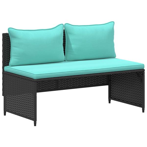 Grote foto vidaxl buiten bankenset 4 seater 4 pcs 55 x 30 x 39 cm tuin en terras tuinmeubelen