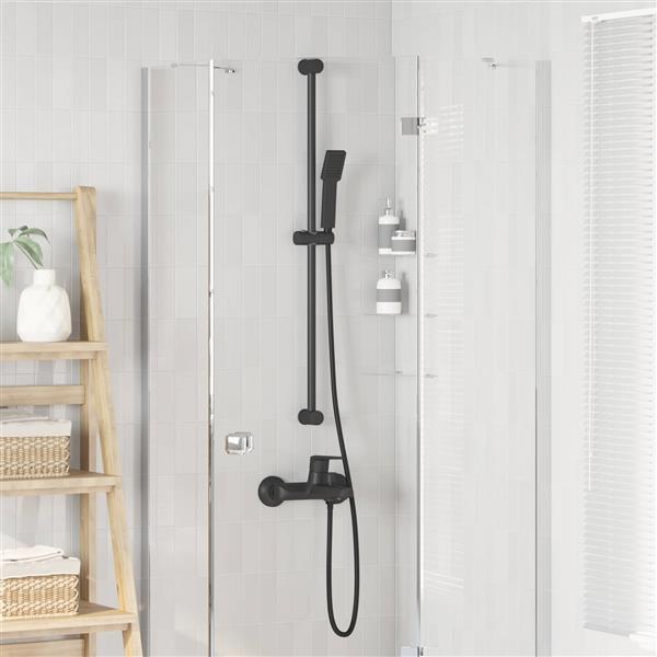 Grote foto vidaxl douchesysteem set staal doe het zelf en verbouw sanitair