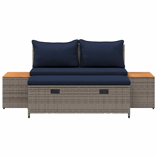 Grote foto vidaxl buiten bankenset 4 seater 4 pcs 55 x 30 x 39 cm tuin en terras tuinmeubelen