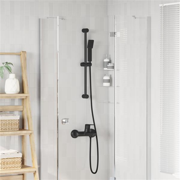 Grote foto vidaxl douchesysteem set staal doe het zelf en verbouw sanitair