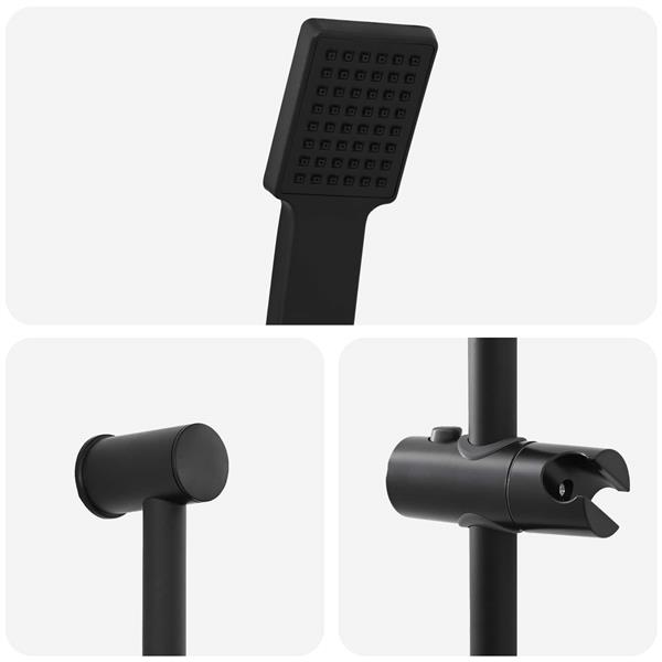 Grote foto vidaxl douchesysteem set staal doe het zelf en verbouw sanitair