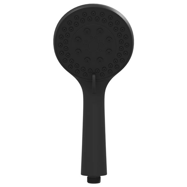 Grote foto vidaxl doucheset zwart 150 cm roestvrij staal doe het zelf en verbouw sanitair