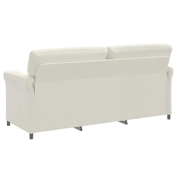 Grote foto vidaxl 3 zits bank cr mekleurig 198 x 83 x 95 cm fluweel huis en inrichting bankstellen