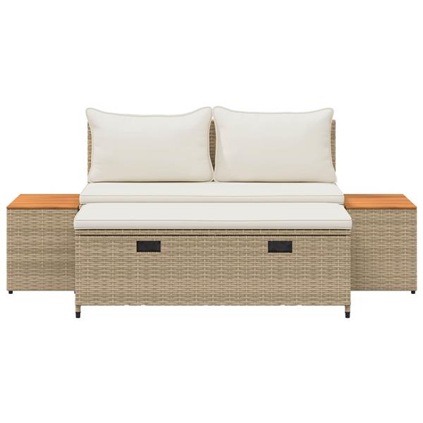 Grote foto vidaxl buiten bankenset 4 seater 4 pcs 55 x 30 x 39 cm tuin en terras tuinmeubelen