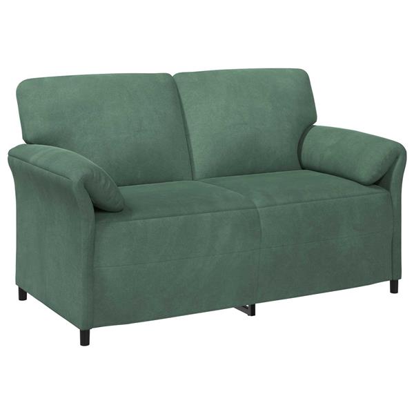 Grote foto vidaxl 2 zits sofa zeegroen 158 x 83 x 95 cm fluweel huis en inrichting bankstellen