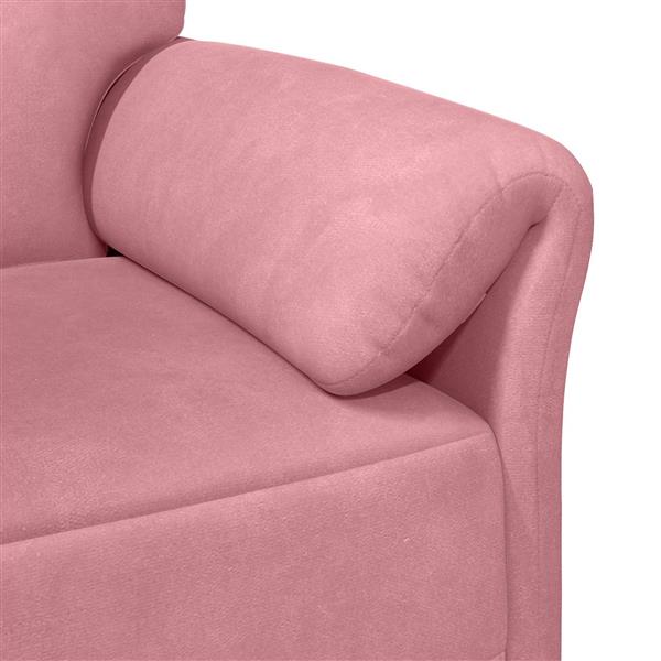 Grote foto vidaxl 2 zits sofa roze 158 x 83 x 95 cm fluweel huis en inrichting bankstellen