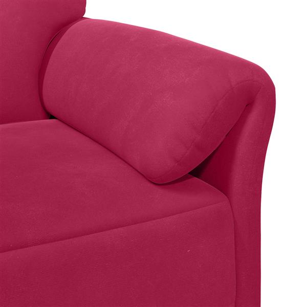 Grote foto vidaxl 2 zits sofa wijnrood 138 x 83 x 95 cm fluweel huis en inrichting bankstellen