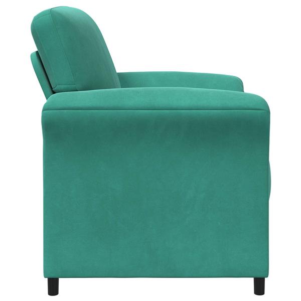 Grote foto vidaxl 1 zits bank turquoise 88 x 83 x 95 cm fluweel huis en inrichting bankstellen