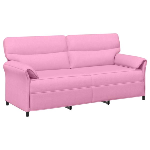 Grote foto vidaxl bank 100 polyester metalen frame mdf multiplex huis en inrichting bankstellen