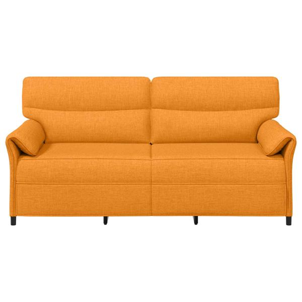 Grote foto vidaxl bank 100 polyester metalen frame mdf multiplex huis en inrichting bankstellen