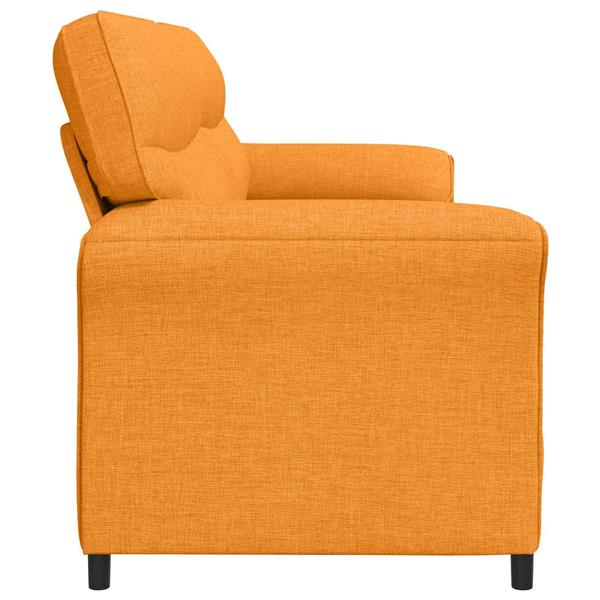 Grote foto vidaxl bank 100 polyester metalen frame mdf multiplex huis en inrichting bankstellen