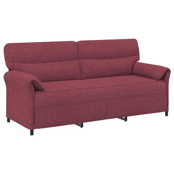 Grote foto vidaxl bank 100 polyester metalen frame mdf multiplex huis en inrichting bankstellen