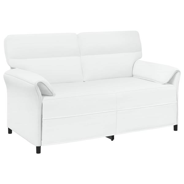 Grote foto vidaxl bank 100 polyester metalen frame mdf multiplex huis en inrichting bankstellen