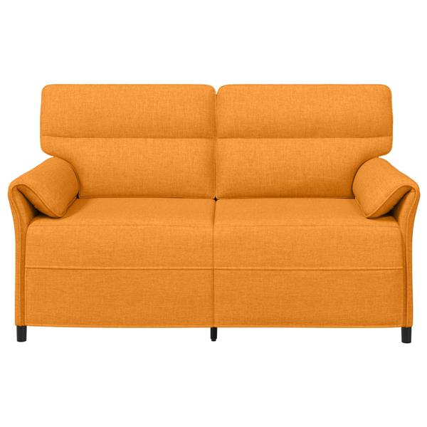 Grote foto vidaxl bank 100 polyester metalen frame mdf multiplex huis en inrichting bankstellen